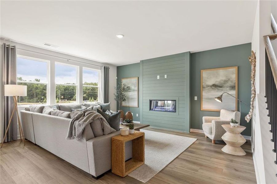 Furnished interior view inside a new home in , Gainesville (Image 18).