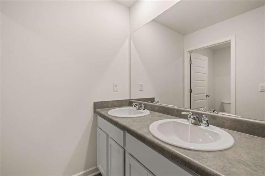 Furnished interior view inside a new home in The Preserve at Agricultural Village, Perry (Image 10).