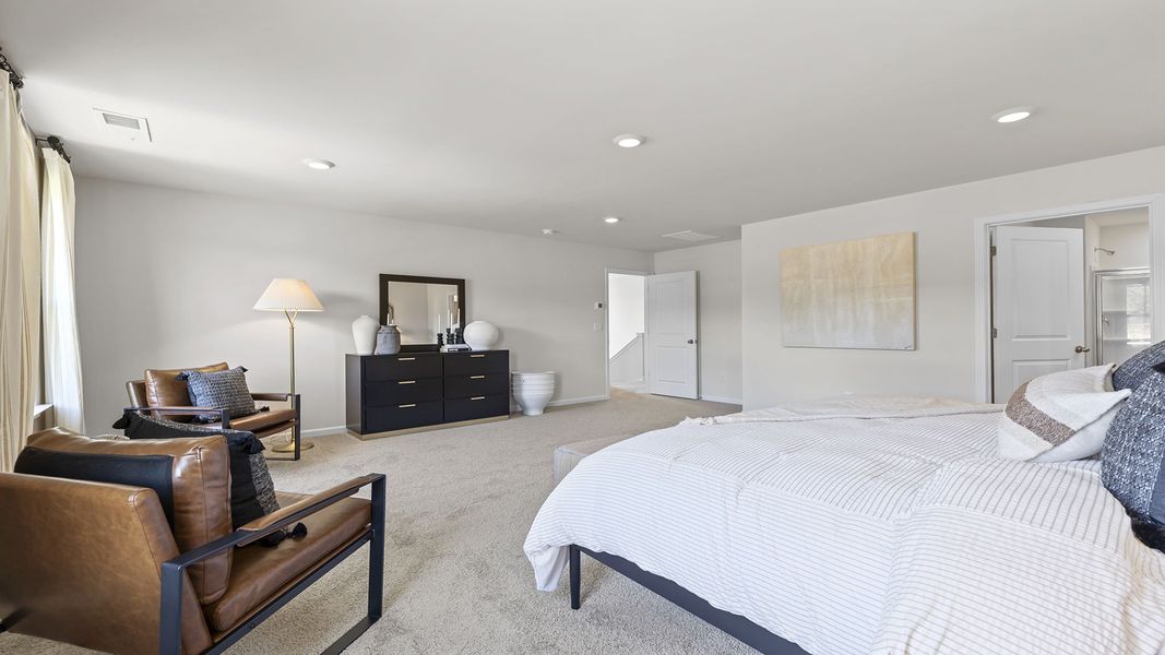 Furnished interior view inside a new home in Bentley Park, Greenwood (Image 32).