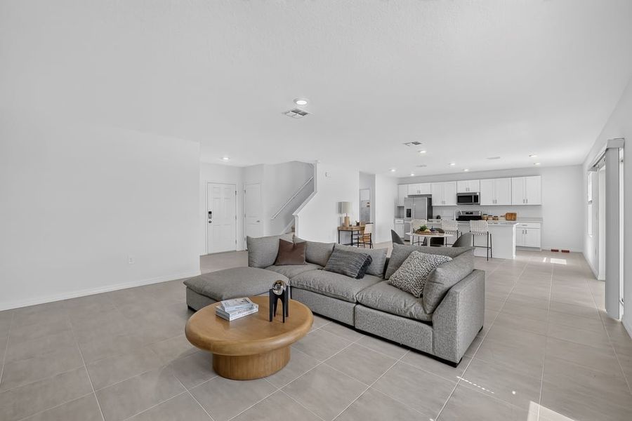 Representative furnished interior of a home built from the Redbud by Taylor Morrison in Firethorn, Parrish (Image 10).