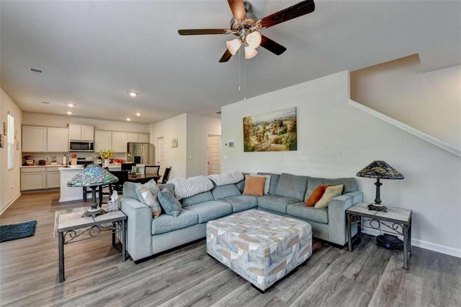 Furnished interior view inside a new home in Twin Lakes, Hoschton (Image 38).