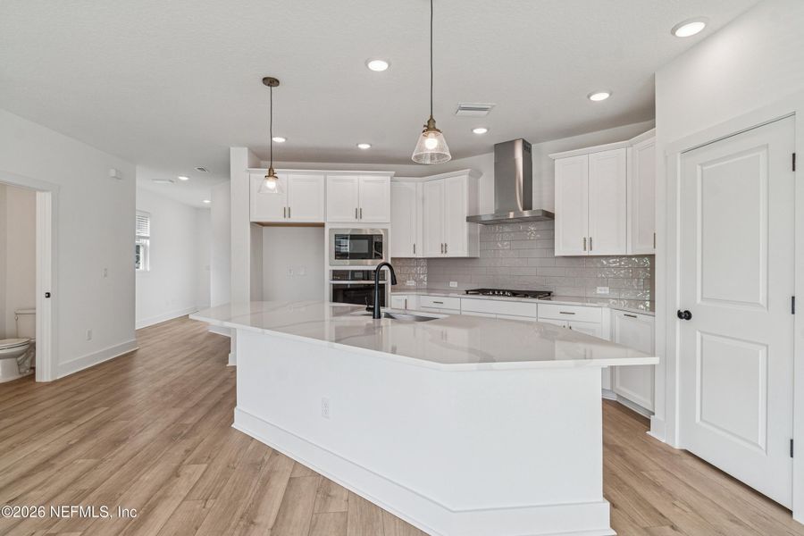 Furnished interior view inside a new home in Kettering at eTown - Traditional Collection, Jacksonville (Image 4).