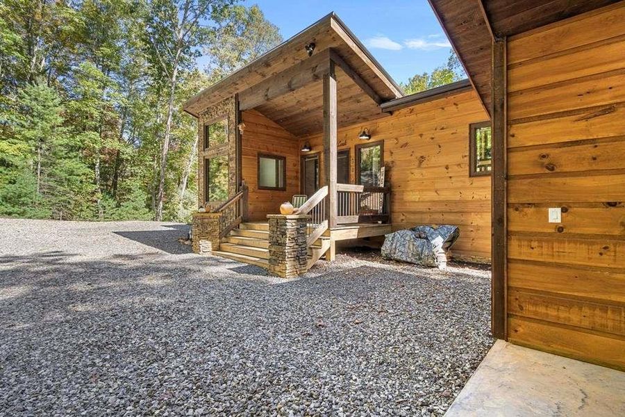 Exterior details and patio area of a home in , Morganton (Image 22). Exterior details and patio area of a home in , Morganton (Image 22).