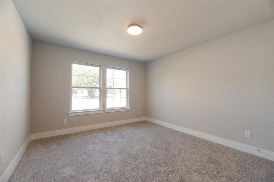 Empty room with carpet