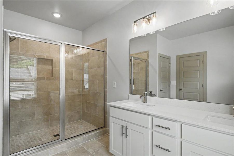Furnished interior view inside a new home in , Norcross (Image 7). Furnished interior view inside a new home in , Norcross (Image 7).