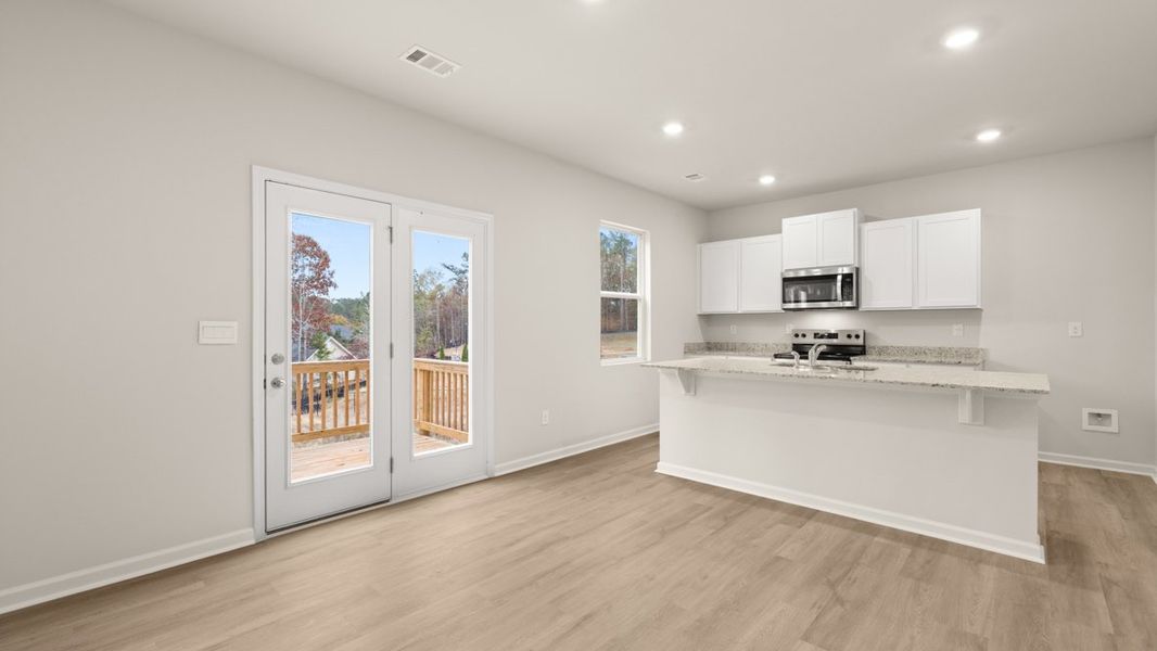 Representative furnished interior of a home built from the Belhaven by D.R. Horton in Pointe Park, Union City (Image 5). Representative furnished interior of a home built from the Belhaven by D.R. Horton in Pointe Park, Union City (Image 5).