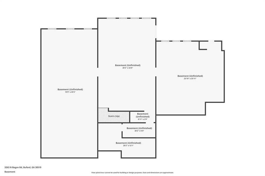 2D floor plan layout of this home in , Buford, GA (Image 5).