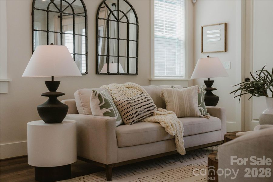 Furnished interior view inside a new home in , Fort Mill (Image 37).