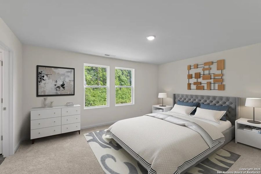 Furnished interior view inside a new home in Saddlebrook Ranch, Schertz (Image 3).