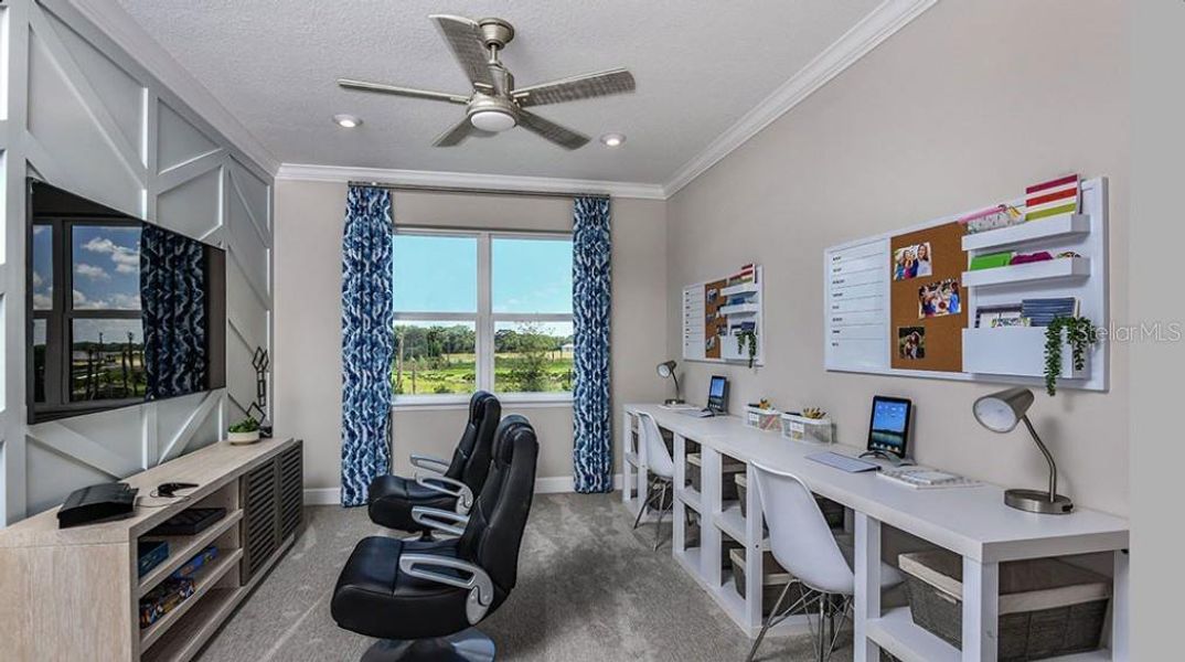 Furnished interior view inside a new home in Skye Ranch Community Group Page, Sarasota (Image 8).