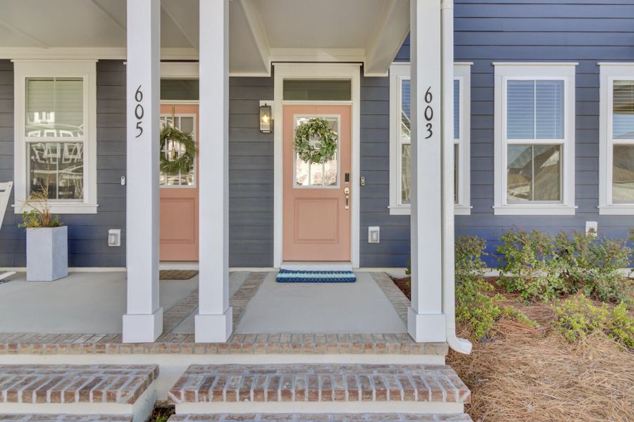 Exterior details and patio area of a home in , Summerville (Image 27).