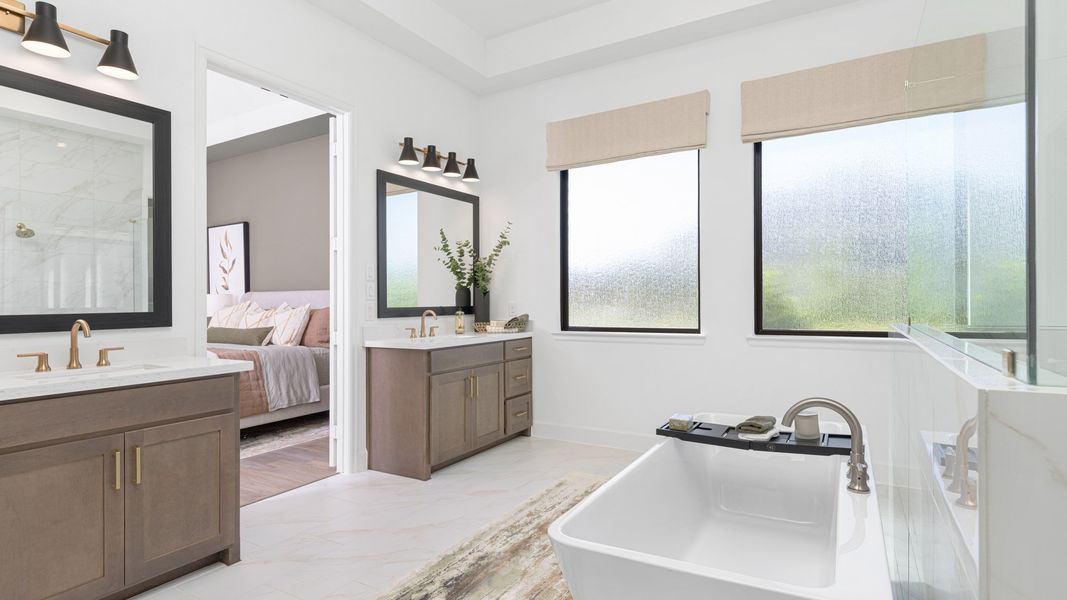 Furnished interior view inside a new home in Somerset Park, Rockwall (Image 8).