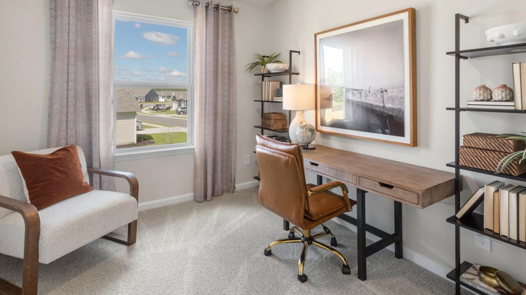 Representative furnished interior of a home built from the MITCHELL TH by D.R. Horton in The Landing at Sidbury Station, Castle Hayne (Image 24). Representative furnished interior of a home built from the MITCHELL TH by D.R. Horton in The Landing at Sidbury Station, Castle Hayne (Image 24).