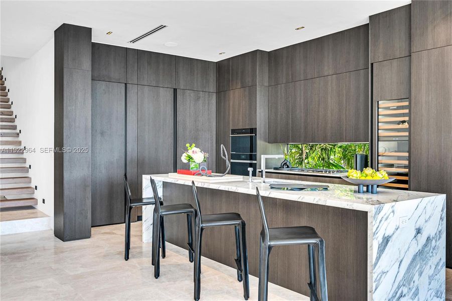 Furnished interior view inside a new home in , Miami Beach (Image 10).