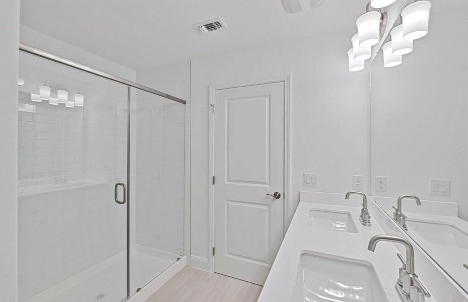 Furnished interior view inside a new home in Patterson Ranch, Georgetown (Image 6).