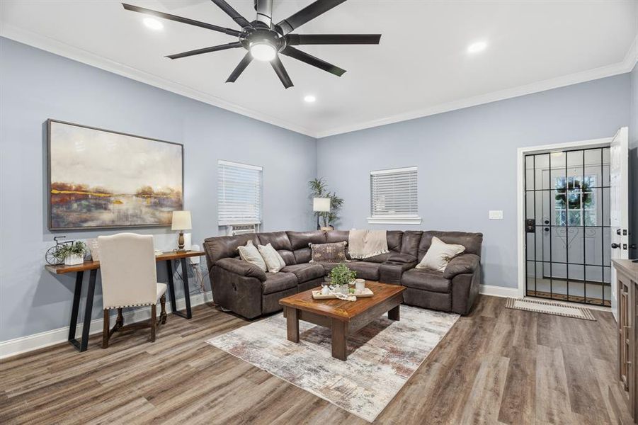 Furnished interior view inside a new home in , Alvord (Image 28).