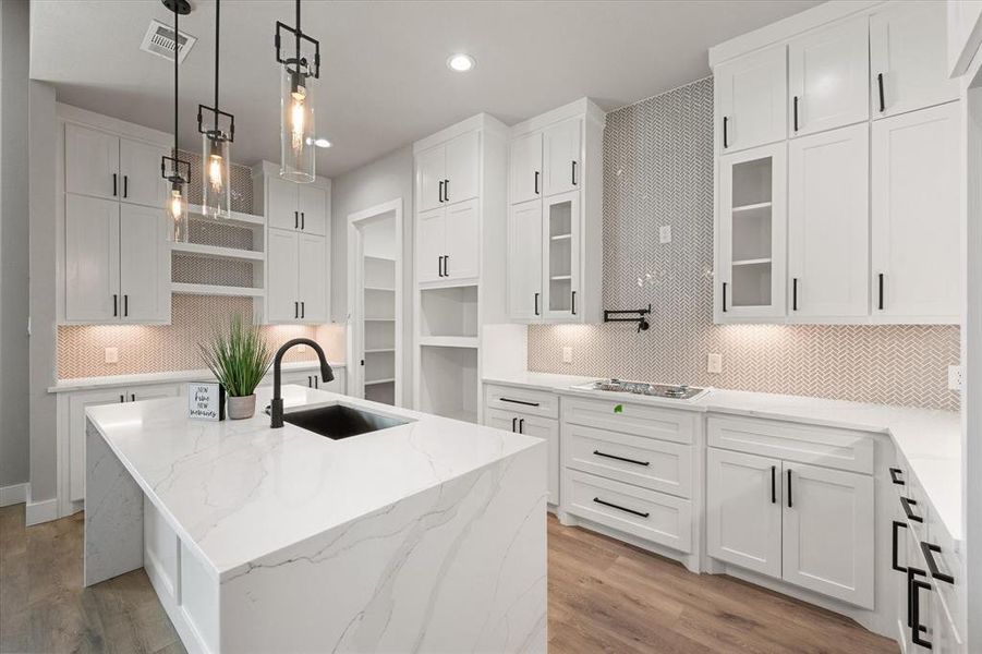 Plenty of cabinet space and walk-in pantry Plenty of cabinet space and walk-in pantry