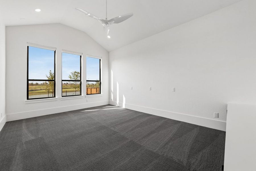 Representative unfurnished interior of a home built from the Ladera by Landon Homes in Fields - Brookside North, Frisco (Image 26). Representative unfurnished interior of a home built from the Ladera by Landon Homes in Fields - Brookside North, Frisco (Image 26).