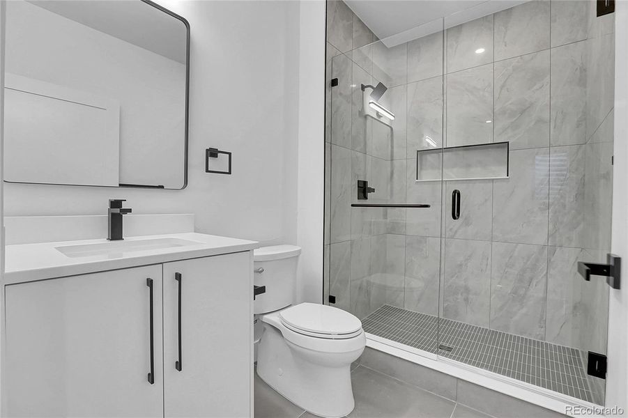 Furnished interior view inside a new home in , Denver (Image 12).