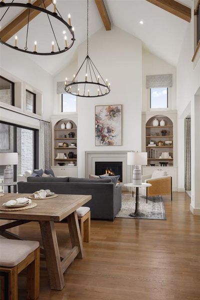Furnished interior view inside a new home in Light Farms Graham/Reagan, Celina (Image 15).