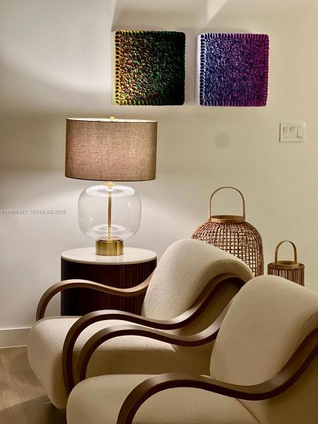 Close-up of interior finishes inside a home in Mr. C Residences, Miami (Image 21).