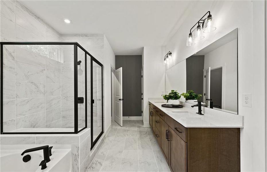 Furnished interior view inside a new home in , Villa Rica (Image 14). Furnished interior view inside a new home in , Villa Rica (Image 14).