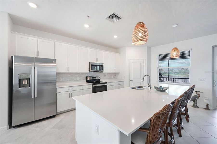 Furnished interior view inside a new home in , Punta Gorda (Image 9).
