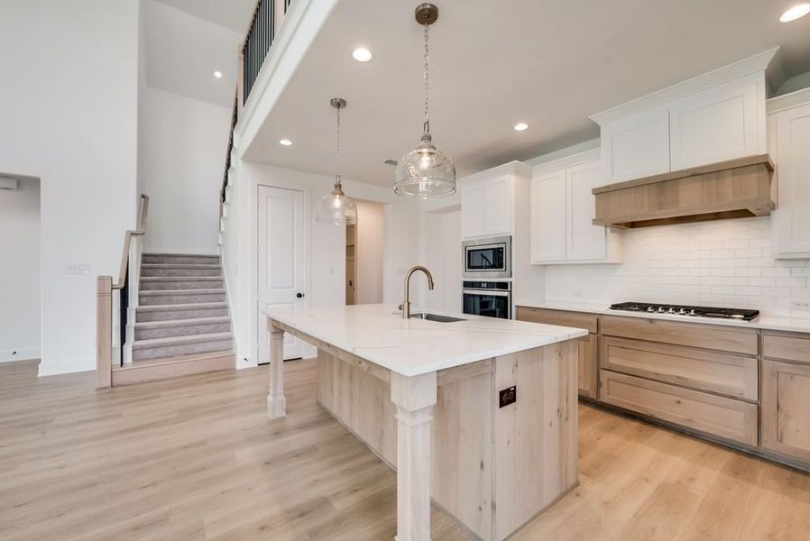 Representative furnished interior of a home built from the Heath - 4452 TP by Shaddock Homes in Tavolo Park, Fort Worth (Image 7).