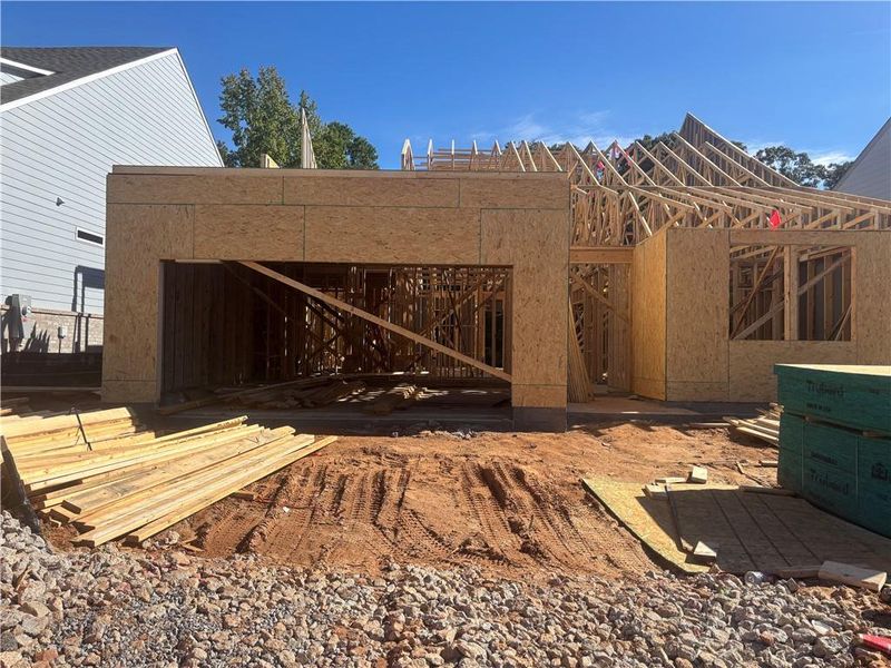 In-progress construction of a new home in , Buford, GA (Image 23).