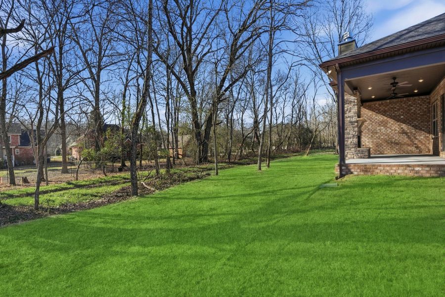 Exterior details and patio area of a home in Sagewood, Tullahoma (Image 10).