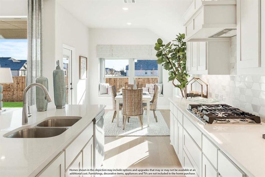 Furnished interior view inside a new home in Glenwood Meadows, Denton (Image 5).