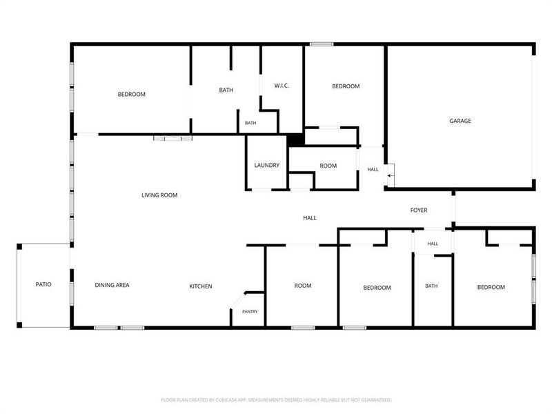 2D floor plan layout of this home in Verandah, Royse City, TX (Image 5).