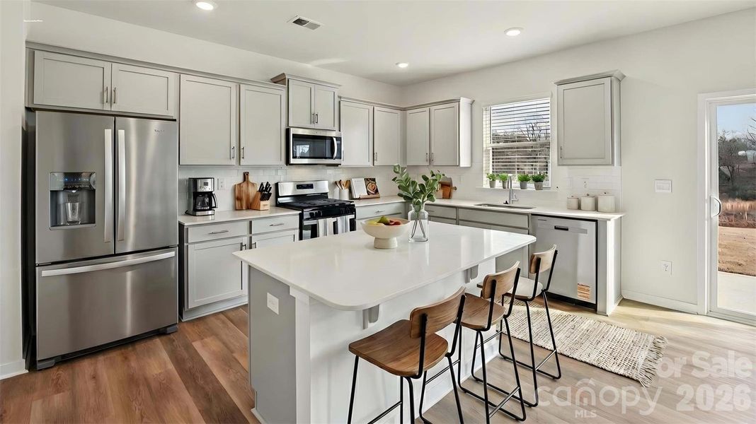Furnished interior view inside a new home in Cardinal Creek, Charlotte (Image 3).
