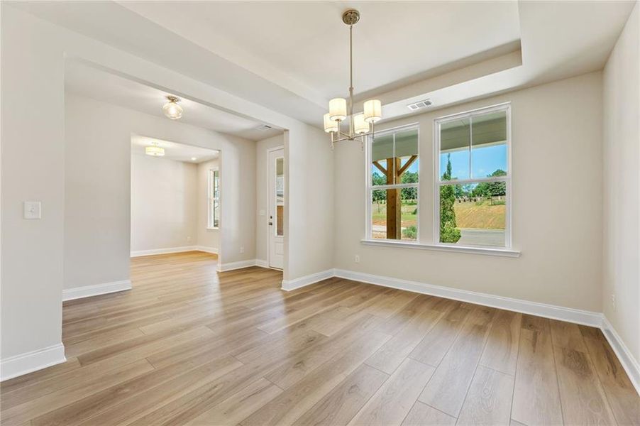 Spacious, unfurnished interior of a new home in Melody Lakeside Estates, Buford (Image 141).