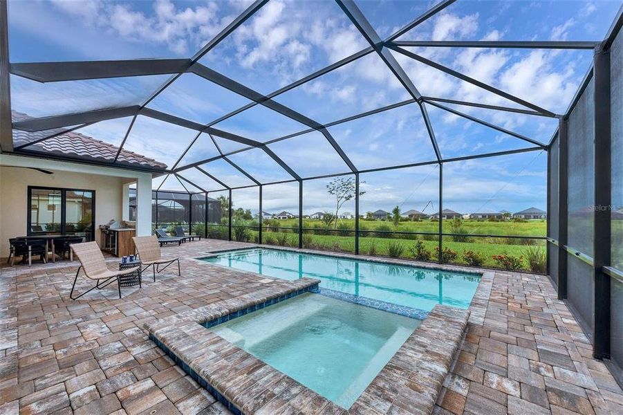 PRIVATE POOL WITH VIEW OF CONSERVATION LAND