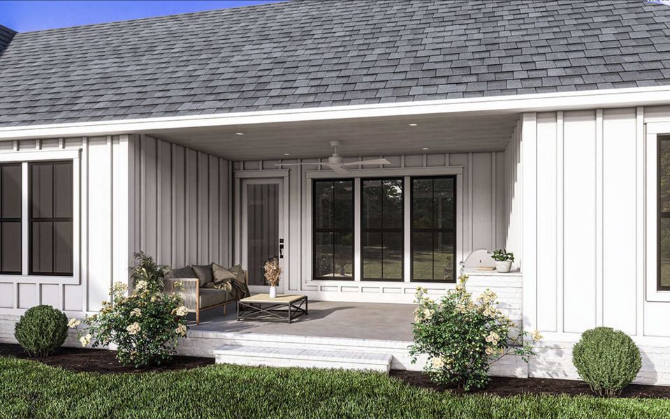 Representative exterior photo of a completed home built from the Ava Plan by Zeal Home Builders in Parallel Pastures, Poolville, TX (Image 17).