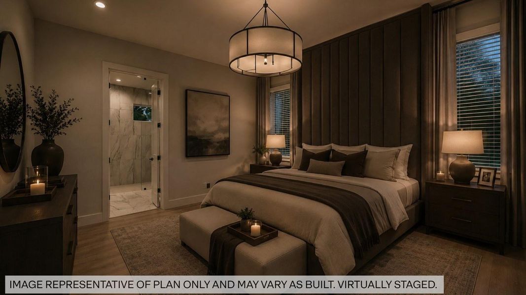 Furnished interior view inside a new home in Butlers Bend Estates, Pinehurst (Image 10).