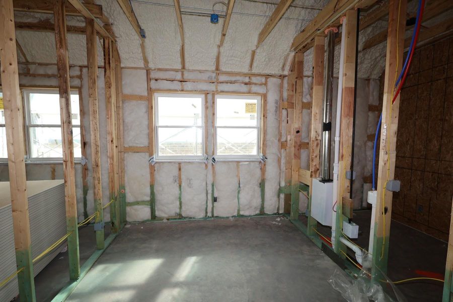 In-progress construction of a new home in Brookewater 45' Homesites, Rosenberg, TX (Image 8).