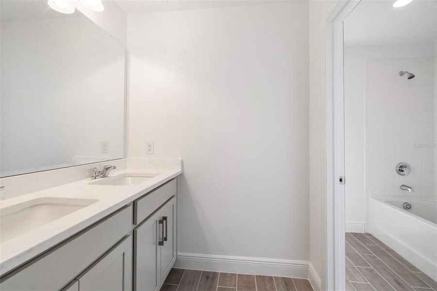 Furnished interior view inside a new home in Park View at the Hills, Minneola (Image 5).