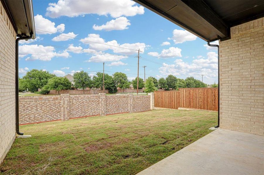 Exterior details and patio area of a home in , Keller (Image 3).