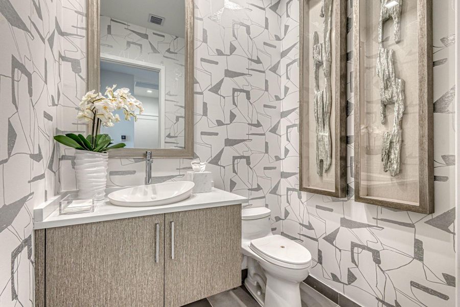 Furnished interior view inside a new home in Apex at Avenir, Palm Beach Gardens (Image 13).