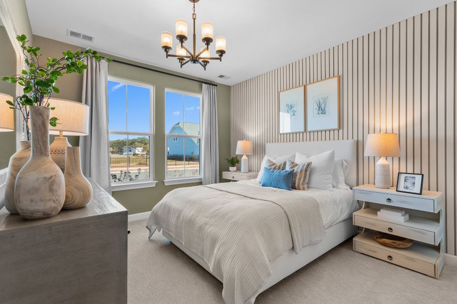 Representative furnished interior of a home built from the The Seashore Multigen by Chesapeake Homes in Coastal Club of the Carolinas, Calabash (Image 31).