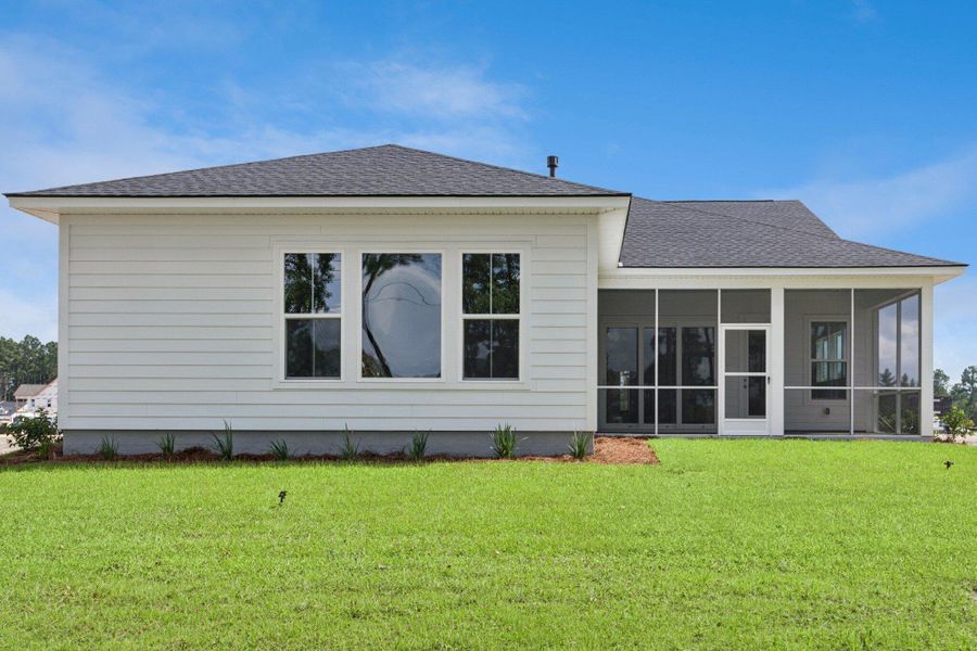 Exterior details and patio area of a home in Nexton - Midtown - The Village Collection, Summerville (Image 3). Exterior details and patio area of a home in Nexton - Midtown - The Village Collection, Summerville (Image 3).