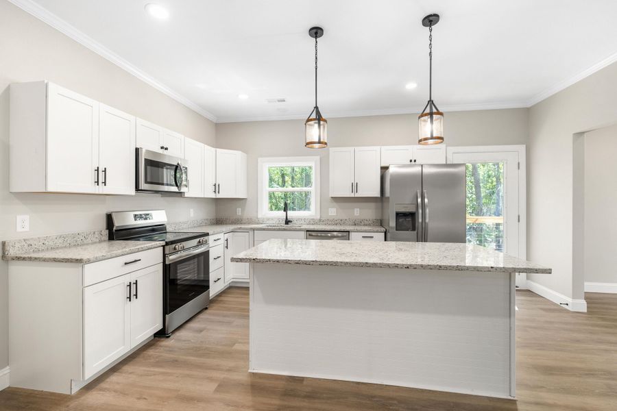 Furnished interior view inside a new home in , Manning (Image 7).