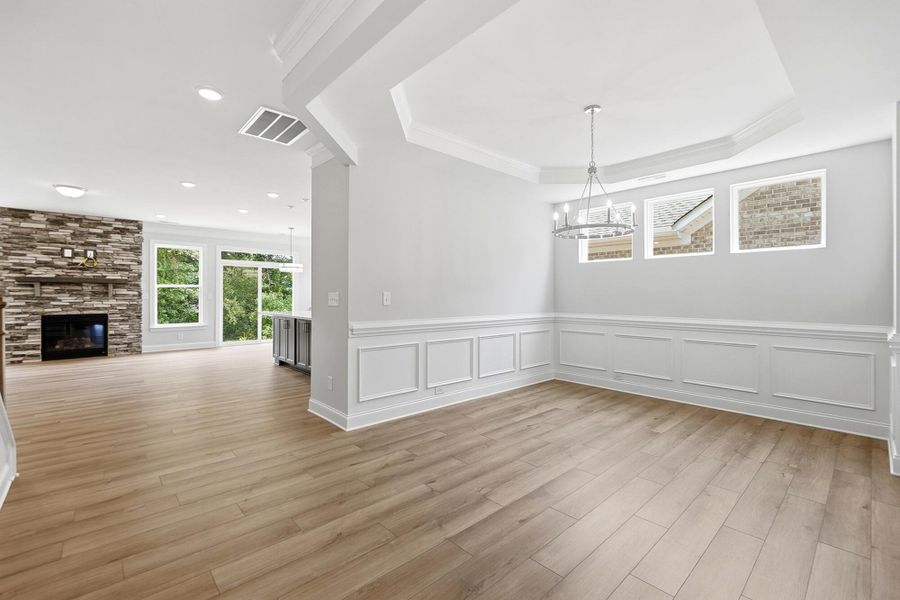 Spacious, unfurnished interior of a new home in Founders Landing | 55+ Community, Gastonia (Image 11). Spacious, unfurnished interior of a new home in Founders Landing | 55+ Community, Gastonia (Image 11).