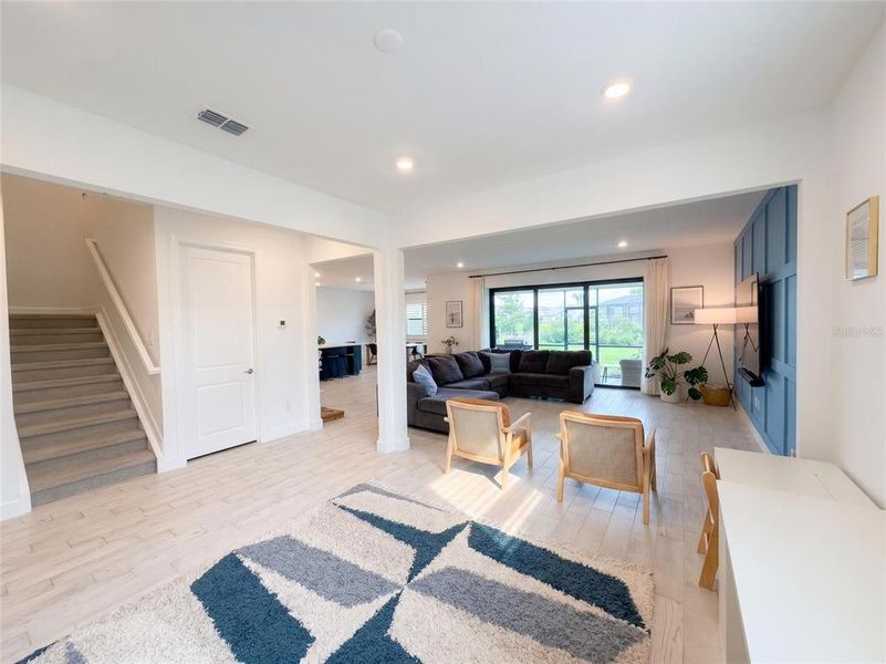 Furnished interior view inside a new home in Sapphire Point at Lakewood Ranch, Lakewood Ranch (Image 7).
