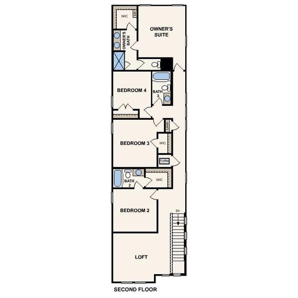 2D floor plan layout of this home in The Hollows at Avery Centre, Round Rock, TX (Image 2). 2D floor plan layout of this home in The Hollows at Avery Centre, Round Rock, TX (Image 2).