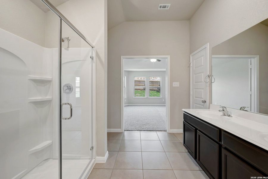 Furnished interior view inside a new home in Mesquite Ridge, San Antonio (Image 17).