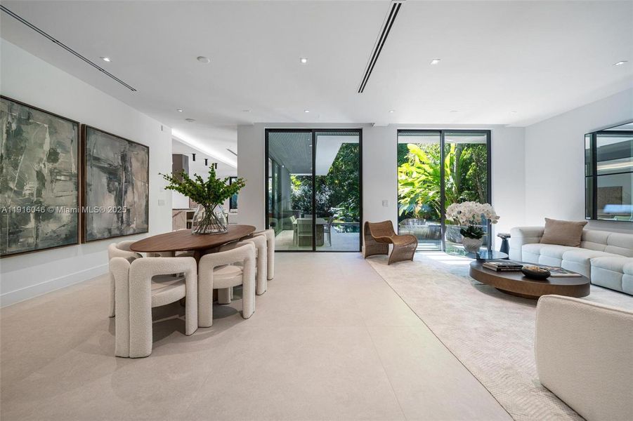 Furnished interior view inside a new home in , Miami (Image 53). Furnished interior view inside a new home in , Miami (Image 53).