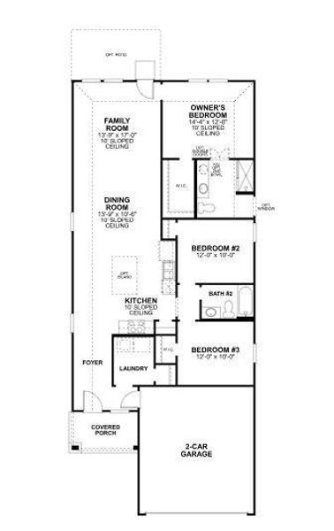 2D floor plan layout of this home in ValleyBrooke, Mesquite, TX (Image 3). 2D floor plan layout of this home in ValleyBrooke, Mesquite, TX (Image 3).